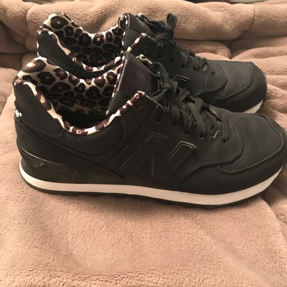 New Balance Limited Edition leopard print sneakers